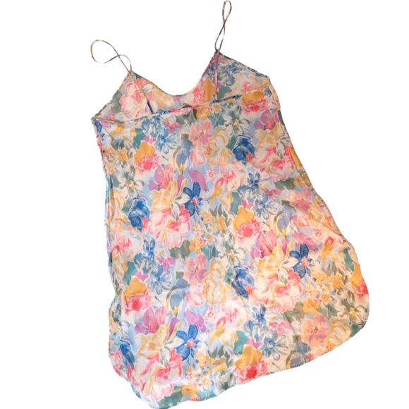 ME 2 BY MISS ELAINE | Floral Chemise, Sz. M - Picture 4 of 7